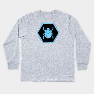 Scarab Beast Coin Kids Long Sleeve T-Shirt